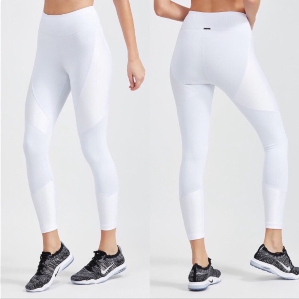 White Koral Leggings
